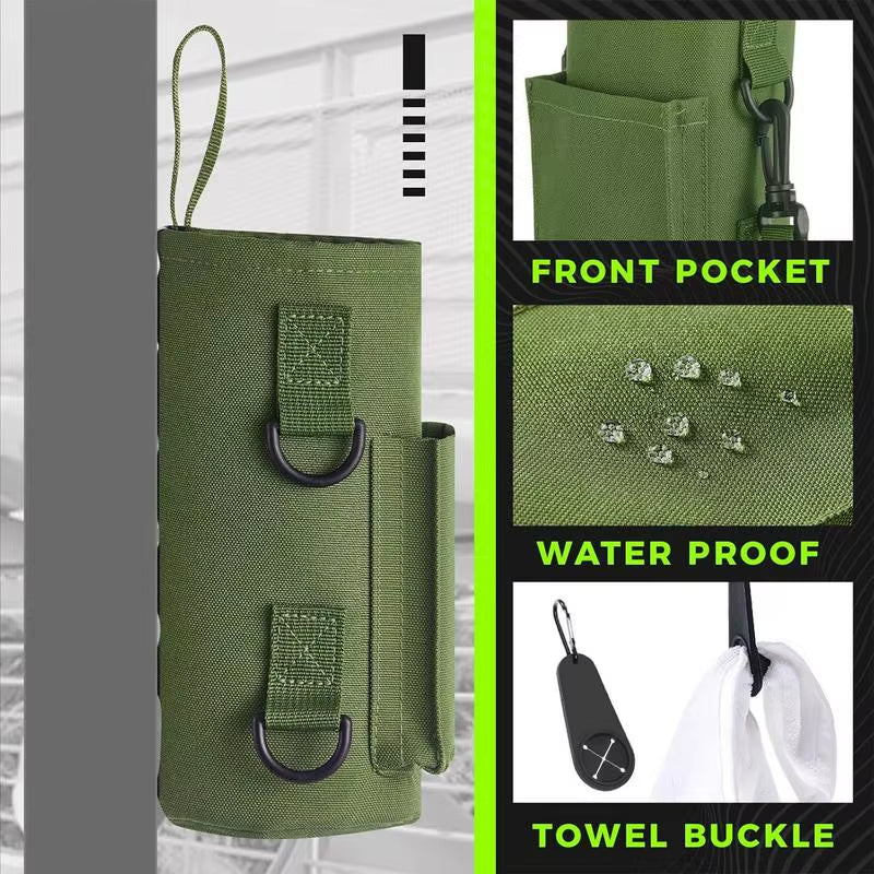 Elevate Your Workout with the Magnetic Gym Water Bottle Sling Bag - Non-Slip, Portable, and Stylish!