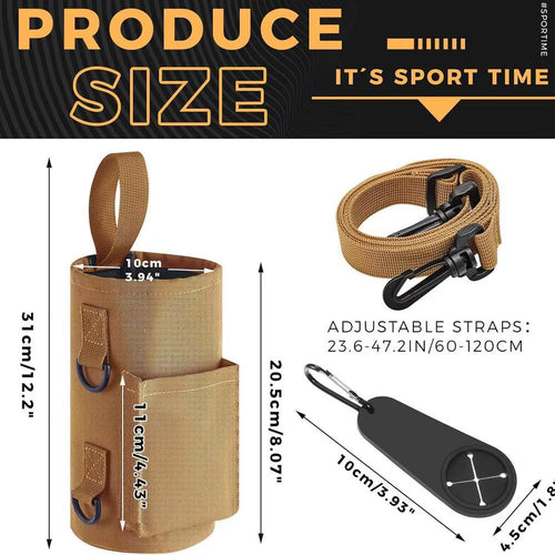 Elevate Your Workout with the Magnetic Gym Water Bottle Sling Bag - Non-Slip, Portable, and Stylish!